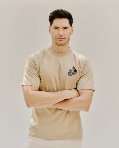 Embroidered Custom Pet Portrait Unisex Premium T-Shirt