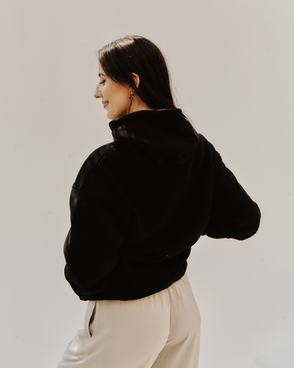 Embroidered Custom Pet Portrait Unisex Premium Oversized Hoodie